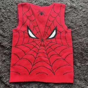 GoGo BiCi‎ Acrylic Knit Spiderman Sweater Vest Kids 5/6